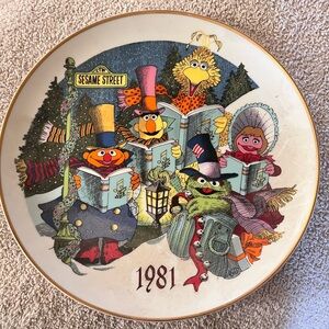 Sesame Street 1981 Collector's Plate